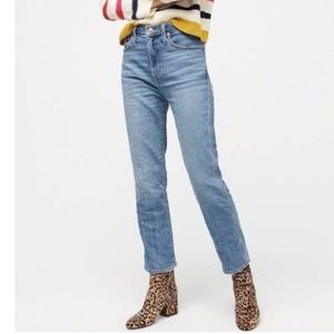 J Crew Point Sur High Rise Retro Straight Jeans